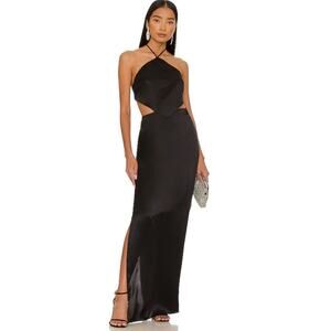Amanda Uprichard  X Revolve Celosia Gown in Black Size: L